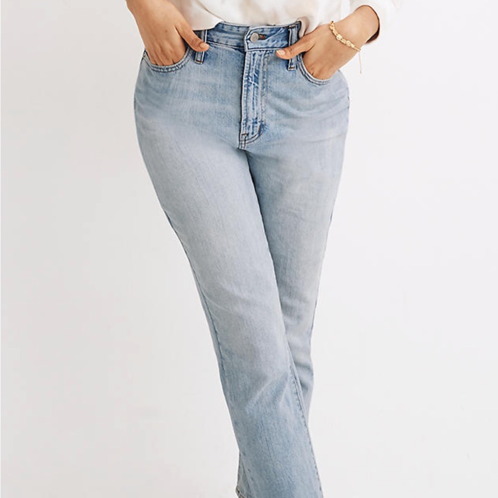 Madewell the curvy perfect vintage jean light wash size 31